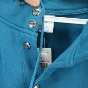 TEAL HENLEY SWEATER main image 1